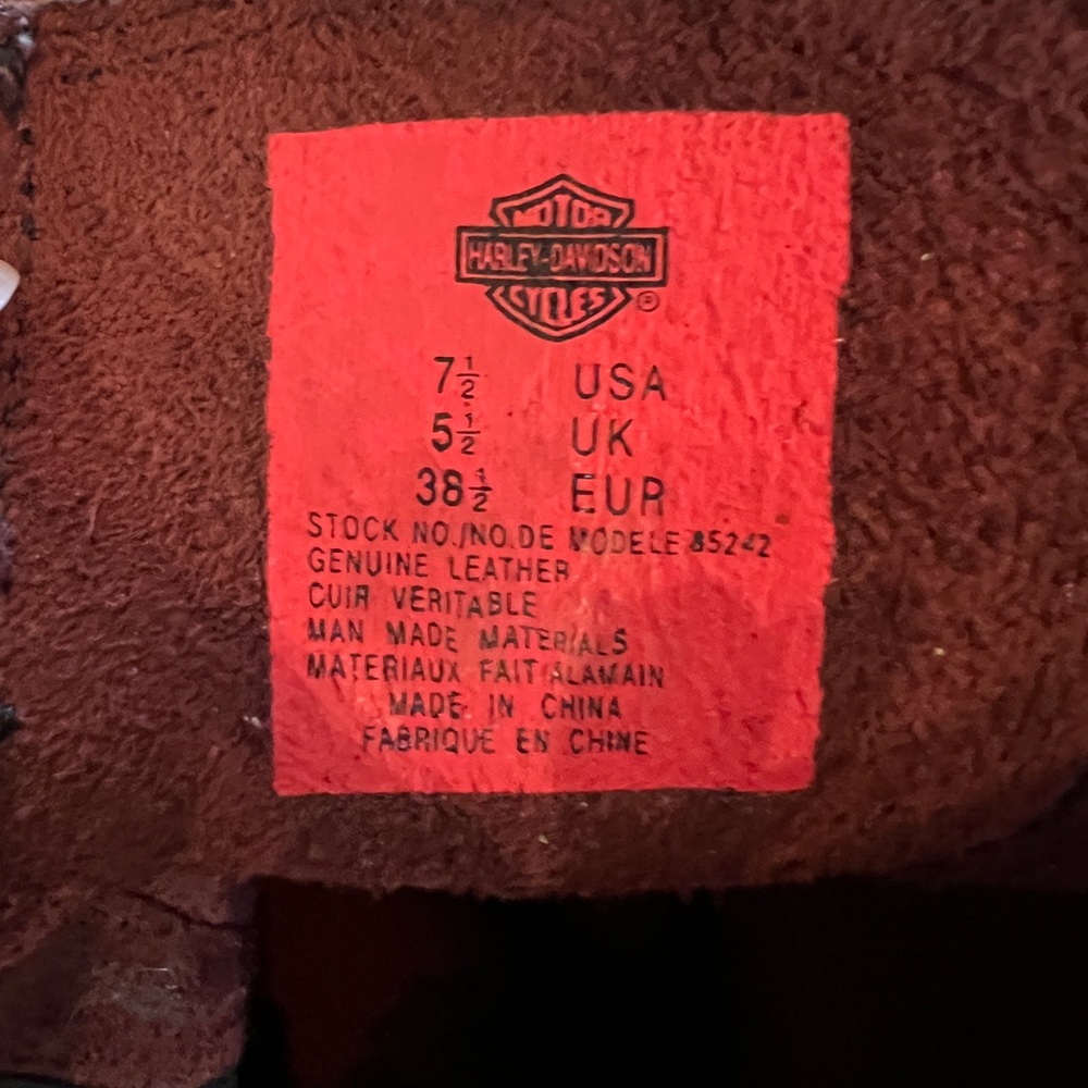 Brown Leather Zipper & Buckle Boots - Picture 4 of 5